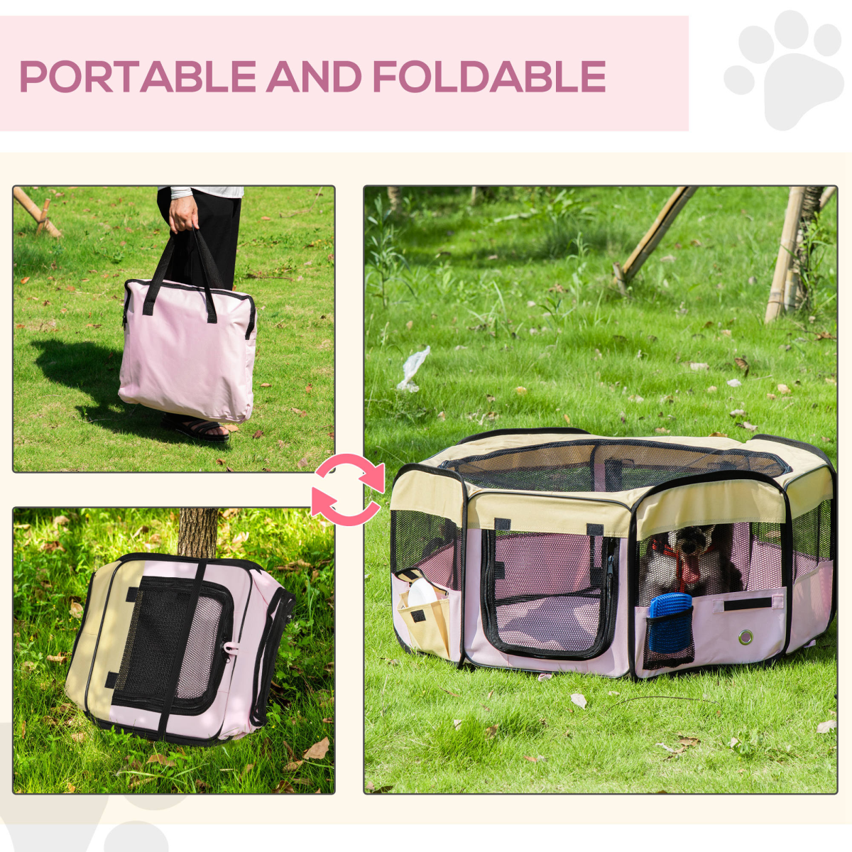 cortex-london-windsor-pink-pet-playpen-small