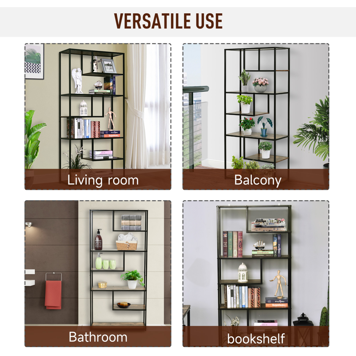 cortex-london-york-industrial-six-tier-bookshelf-display-rack-metal-frame-particle-board