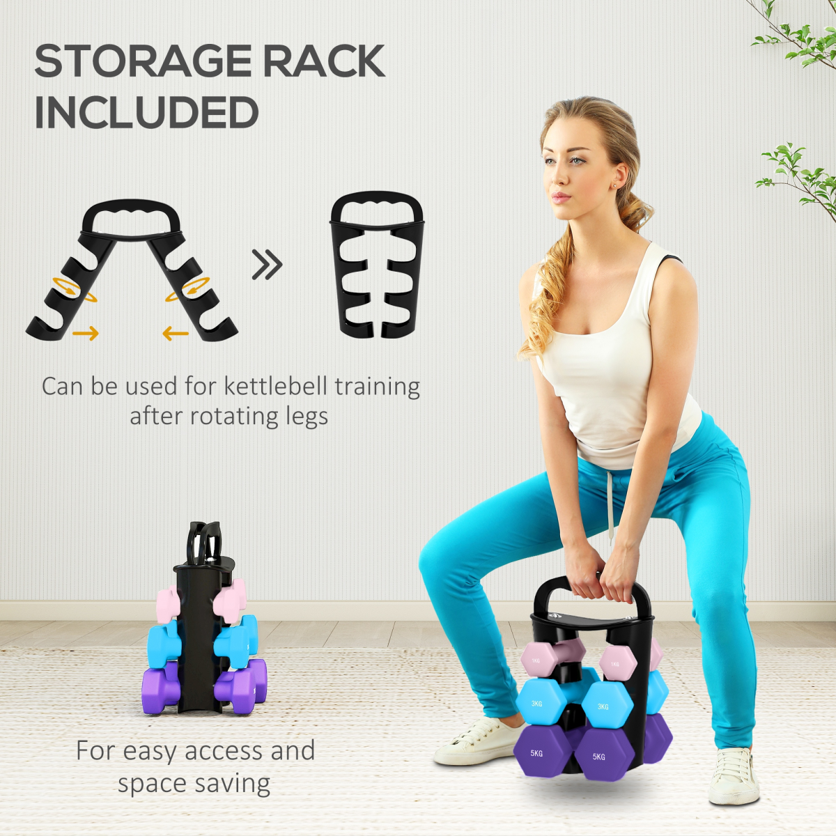 cortex-london-york-transform-dumbbell-set-with-rack-pink-light-blue-purple