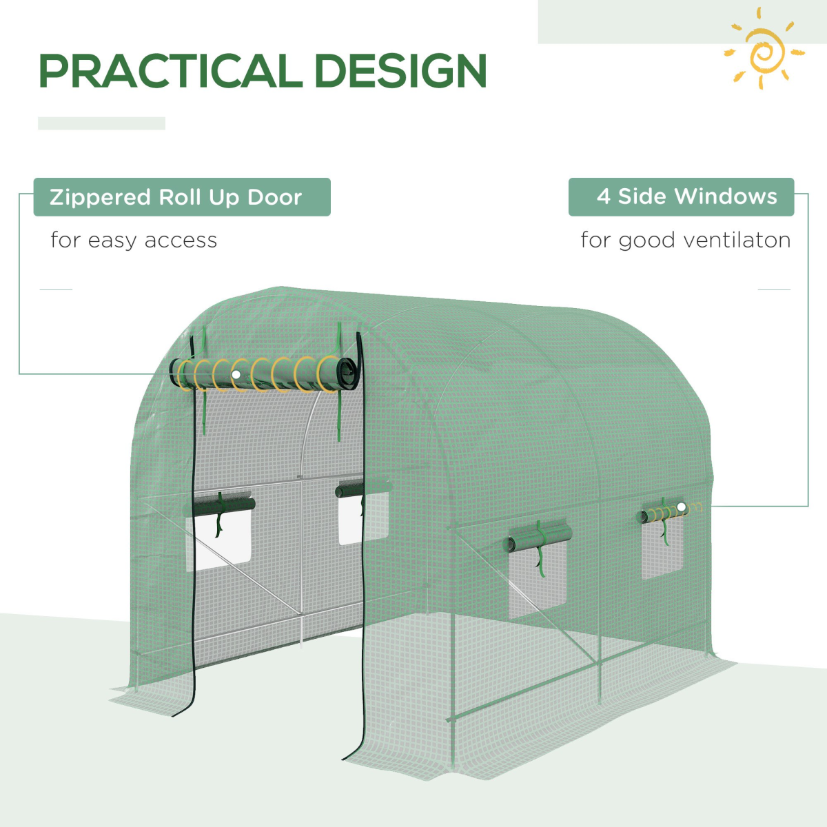 cortex-london-windsor-walk-in-polytunnel-greenhouse-steel-frame-roll-up-door-green