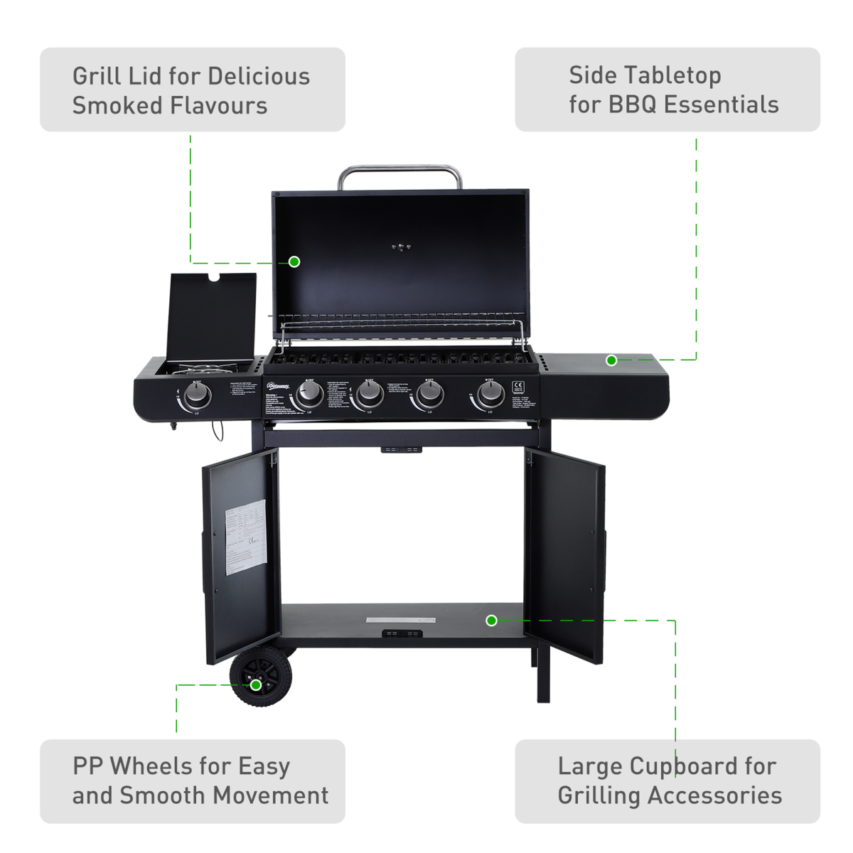cortex-london-windsor-4-burner-gas-bbq-grill-aluminium-side-burner-wheels