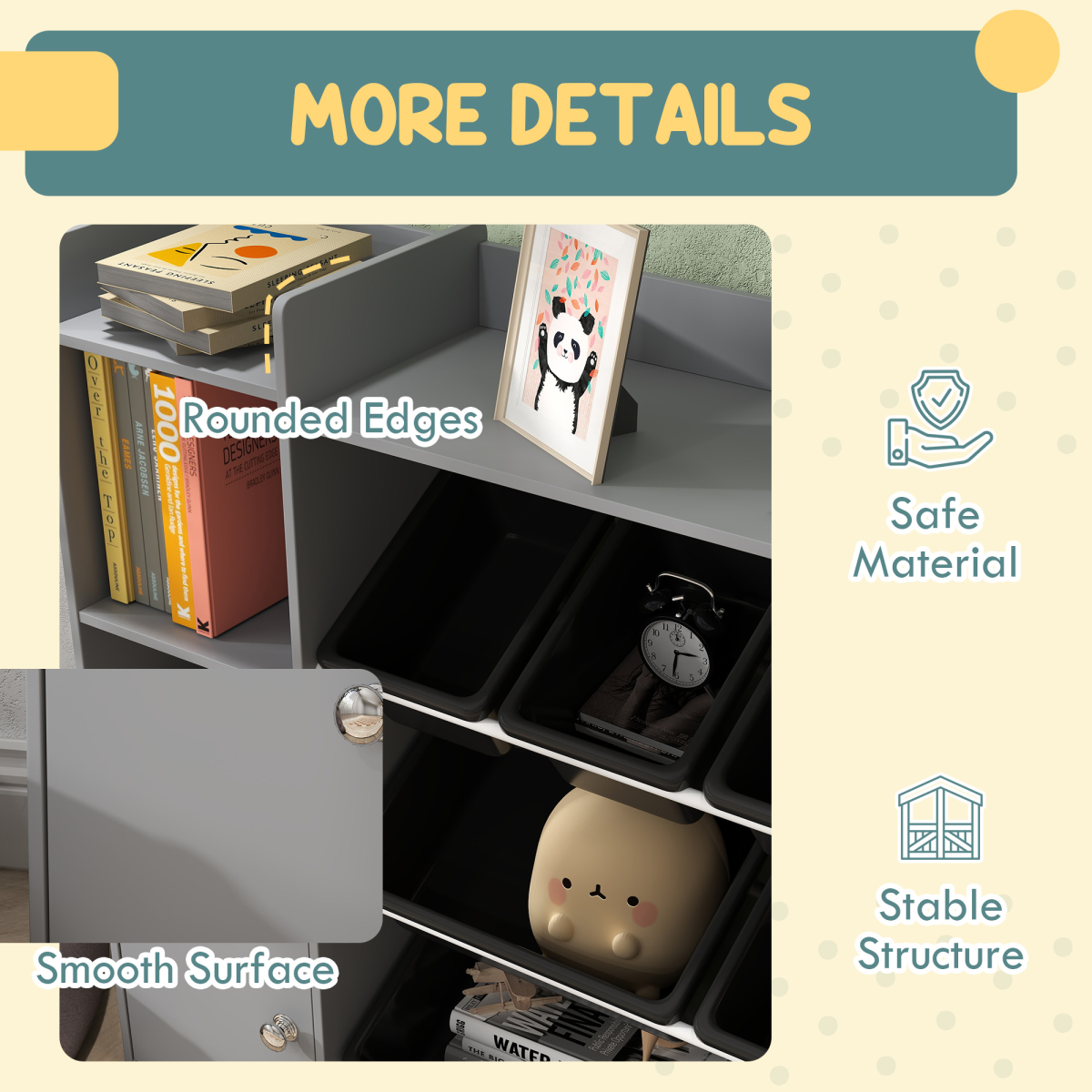 cortex-london-windsor-toy-storage-unit-eight-removable-bins-grey