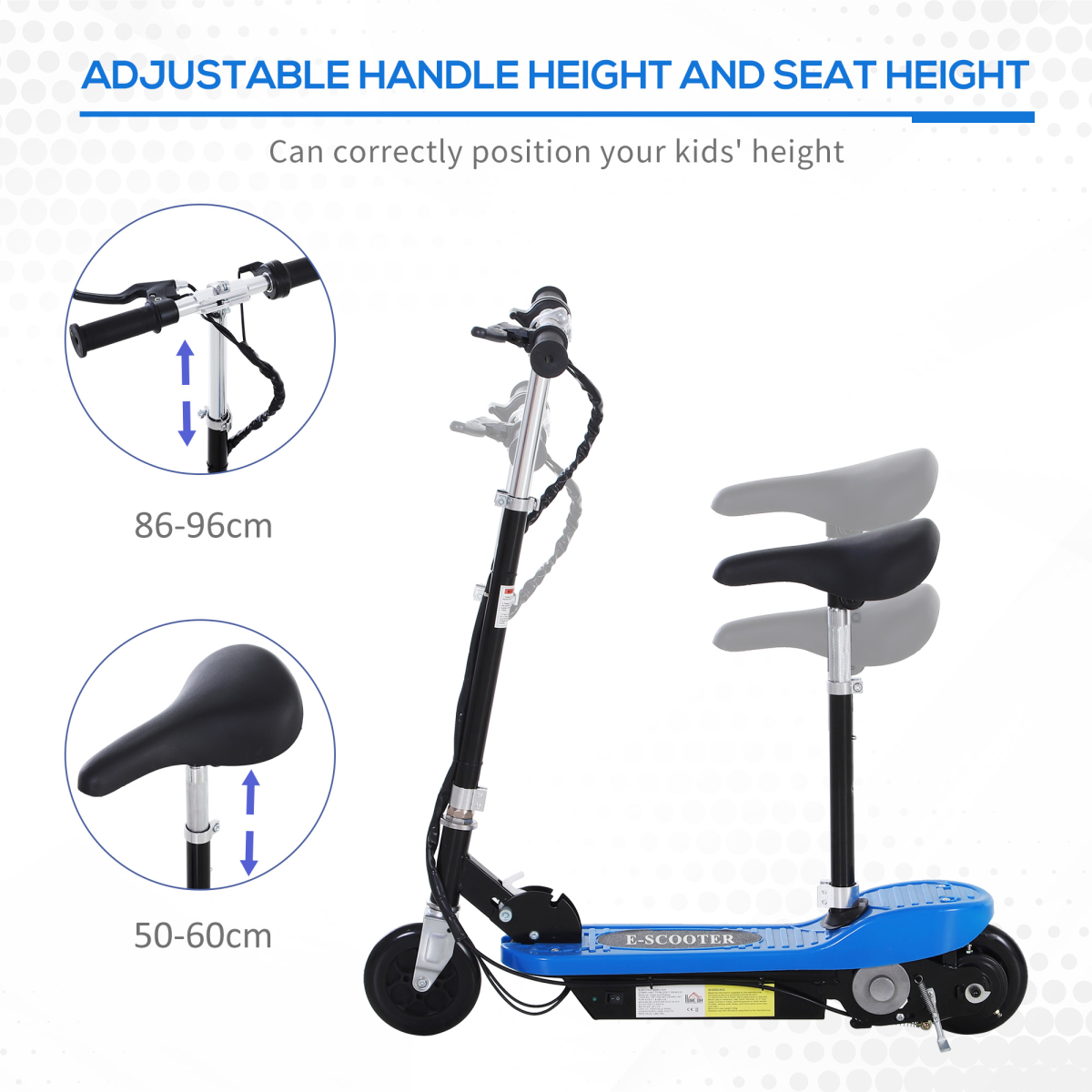 cortex-london-windsor-120w-kids-foldable-electric-scooter-blue