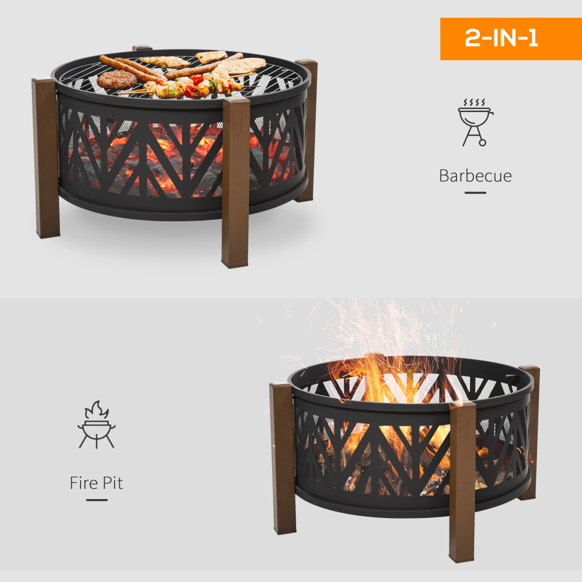 cortex-london-windsor-2-in-1-30-inch-outdoor-fire-pit-bbq-grill-spark-screen