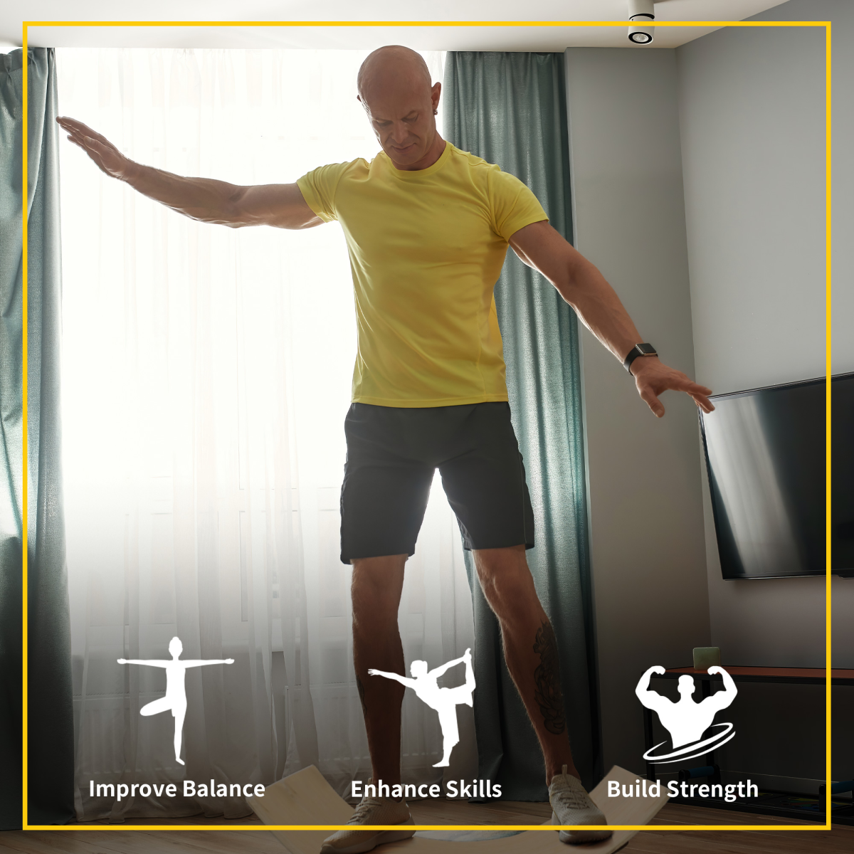 cortex-london-york-wood-wobble-board-with-ropes-yoga-balance-trainer