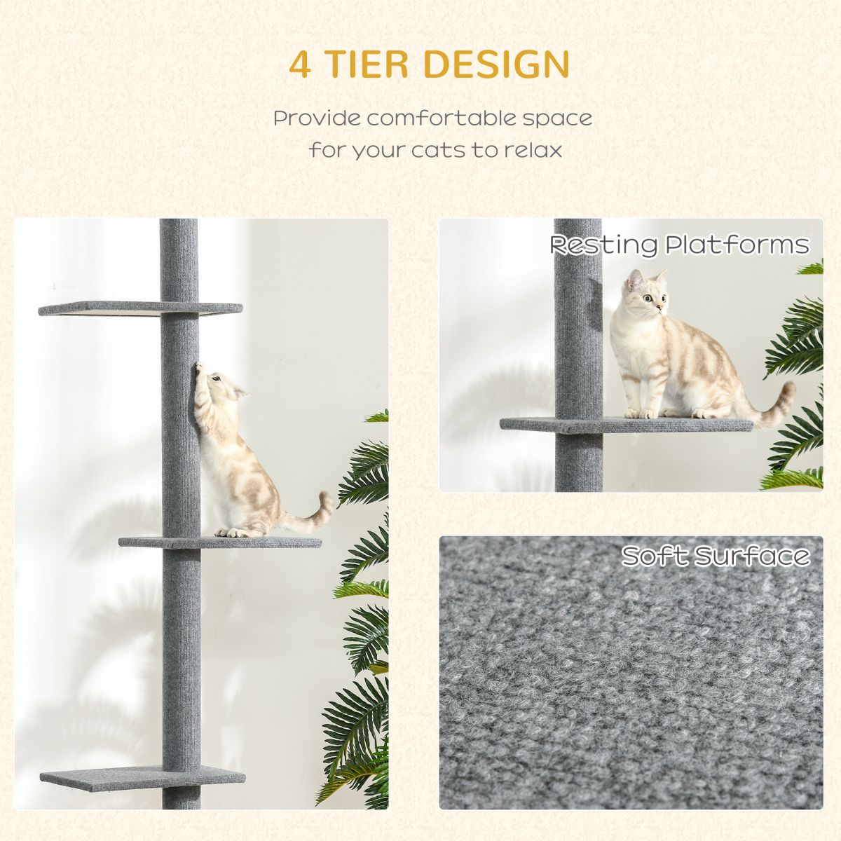 cortex-london-windsor-pawhut-adjustable-floor-to-ceiling-cat-tree-grey