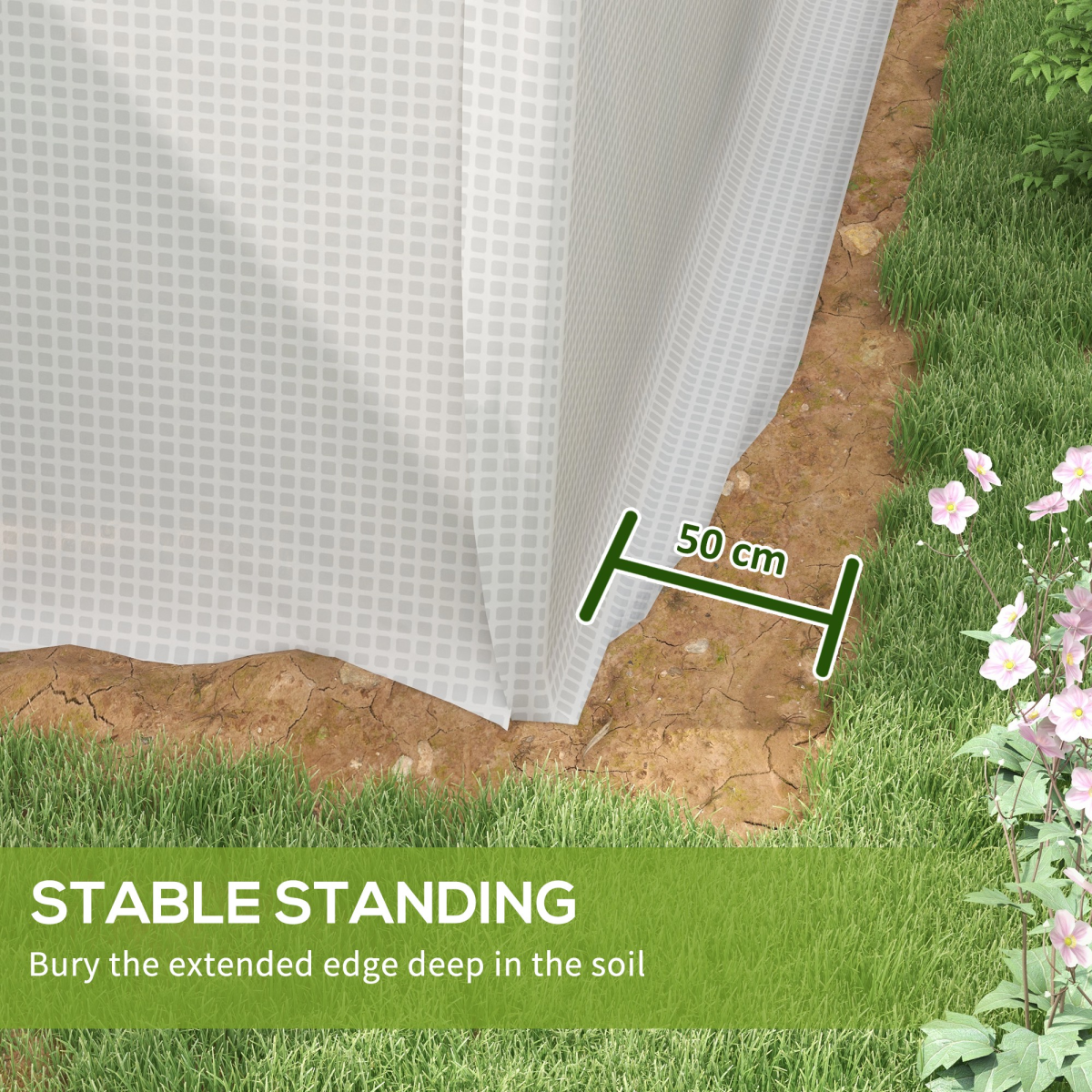 cortex-london-windsor-4-x-3-x-2m-polytunnel-greenhouse-uv-resistant-pe-cover-white