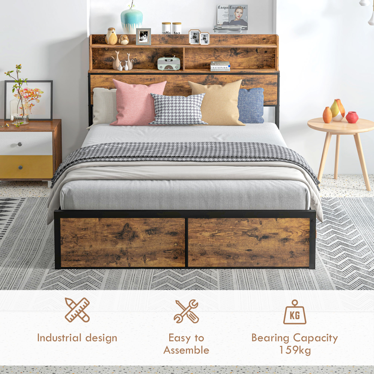 cortex-london-windsor-double-bed-frame-storage-headboard