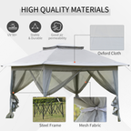 3.6 x 3m Foldable Pop-up Party Steel Frame Oxford w/ Roller Bag