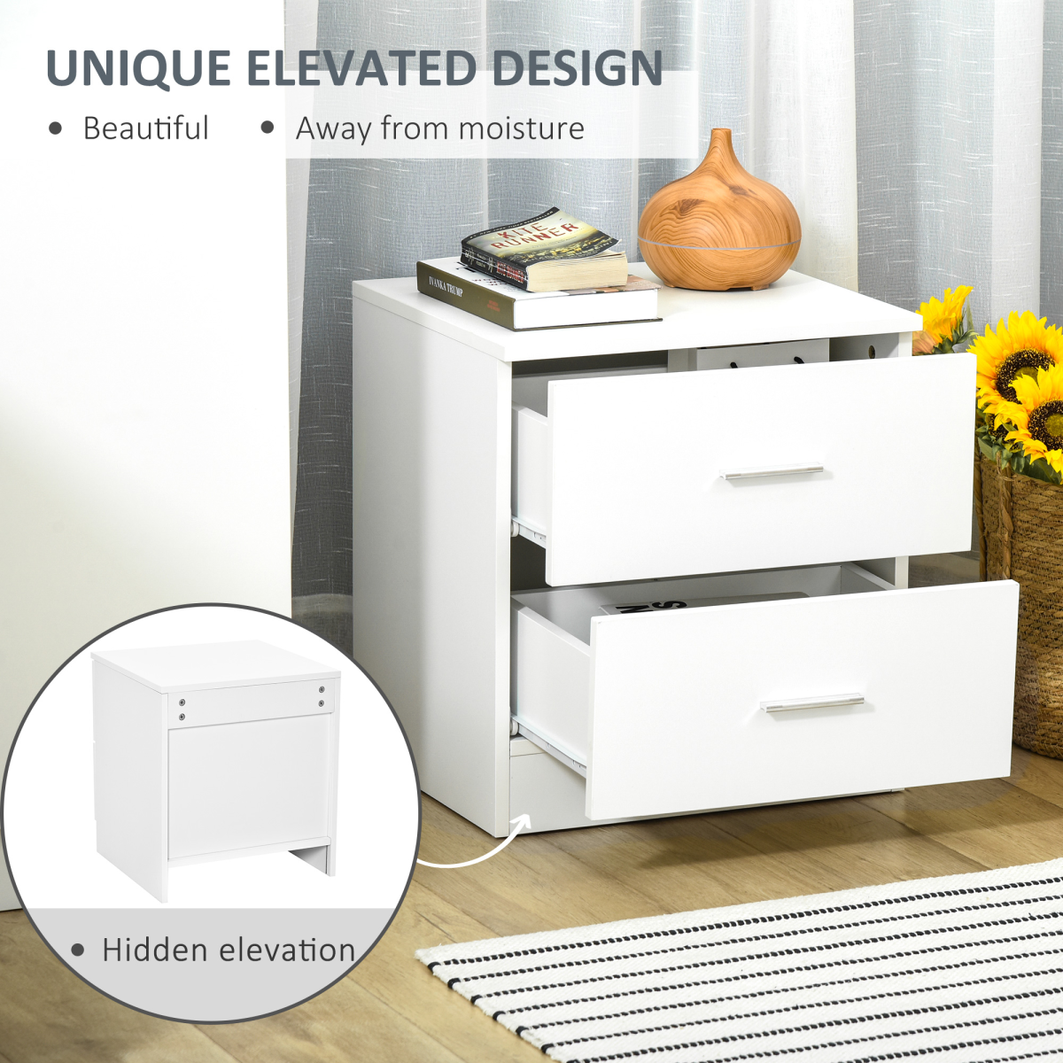 cortex-london-york-white-bedside-table-two-drawers