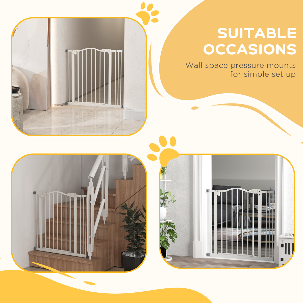 cortex-london-windsor-auto-close-adjustable-metal-pet-gate-white