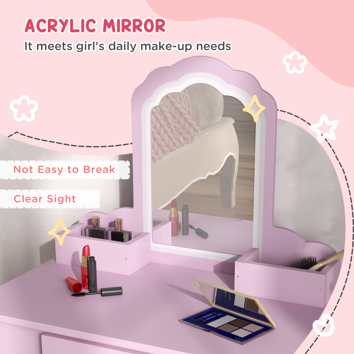 cortex-london-windsor-cloud-kids-dressing-table-pink-mirror-stool-drawer-storage