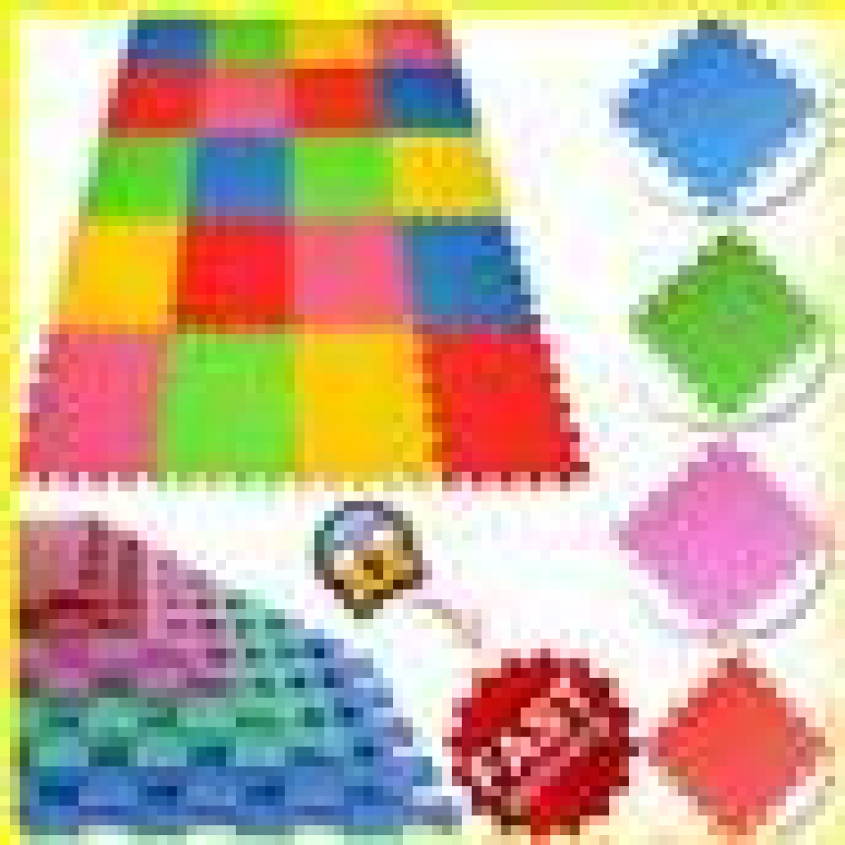 5 PACKS MULTICOLOR EVA INTERLOCKING Mat 30 x 30