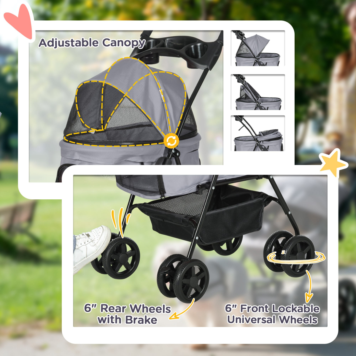 cortex-london-windsor-no-zip-foldable-pet-travel-stroller