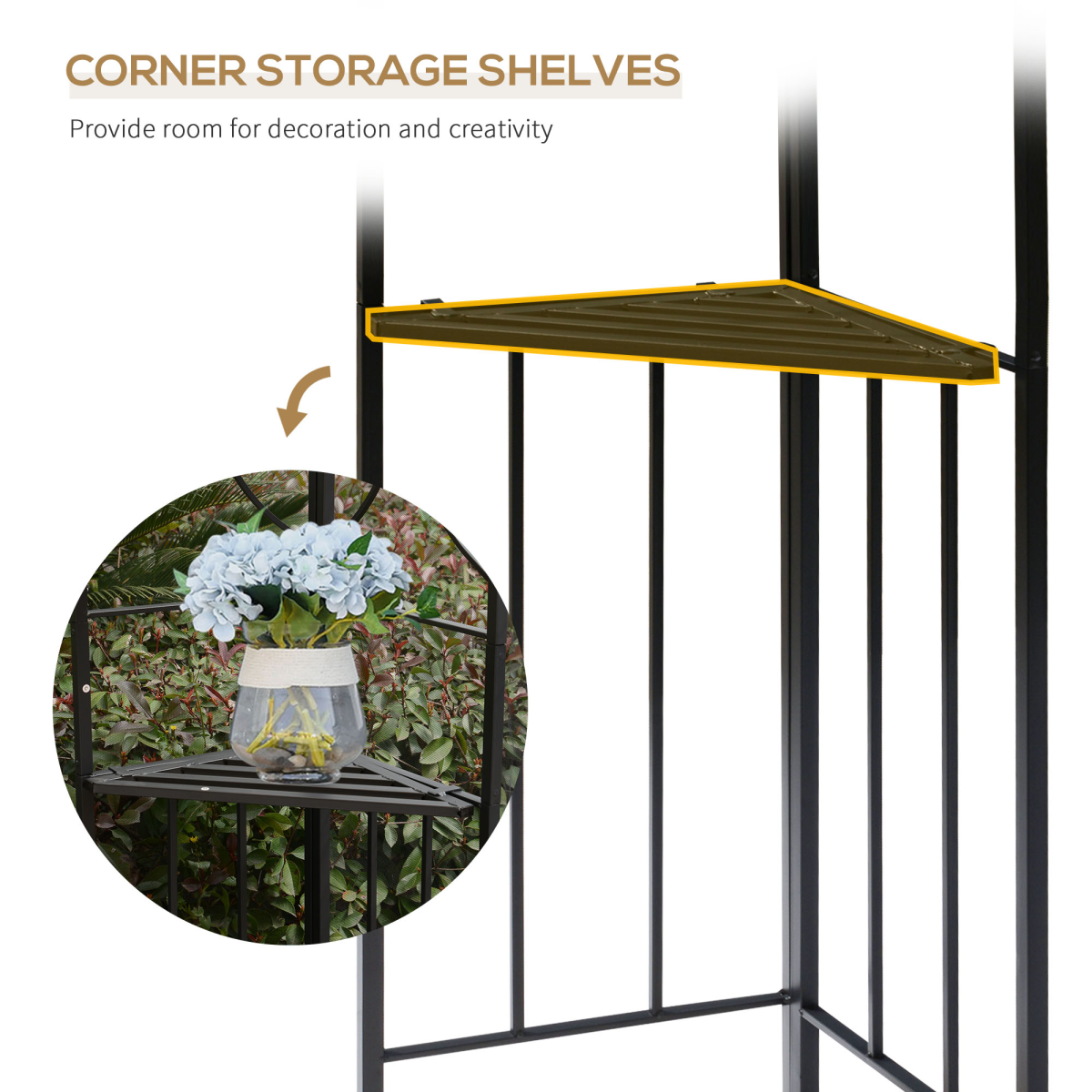 cortex-london-windsor-3x3m-two-tier-outdoor-gazebo-with-netting