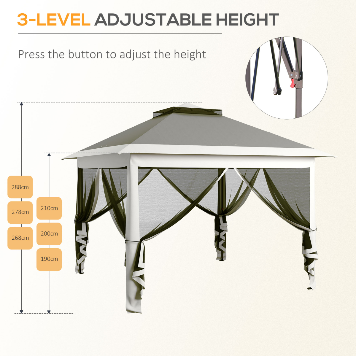 cortex-london-windsor-adjustable-pop-up-gazebo-canopy-tent-dark-grey