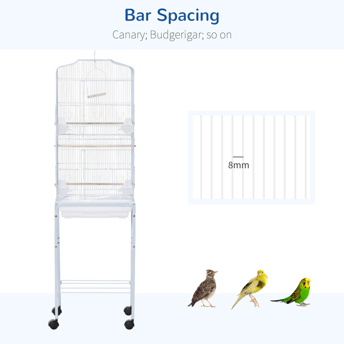 cortex-london-windsor-white-bird-cage-with-stand-for-budgie-finch-canary-parakeet