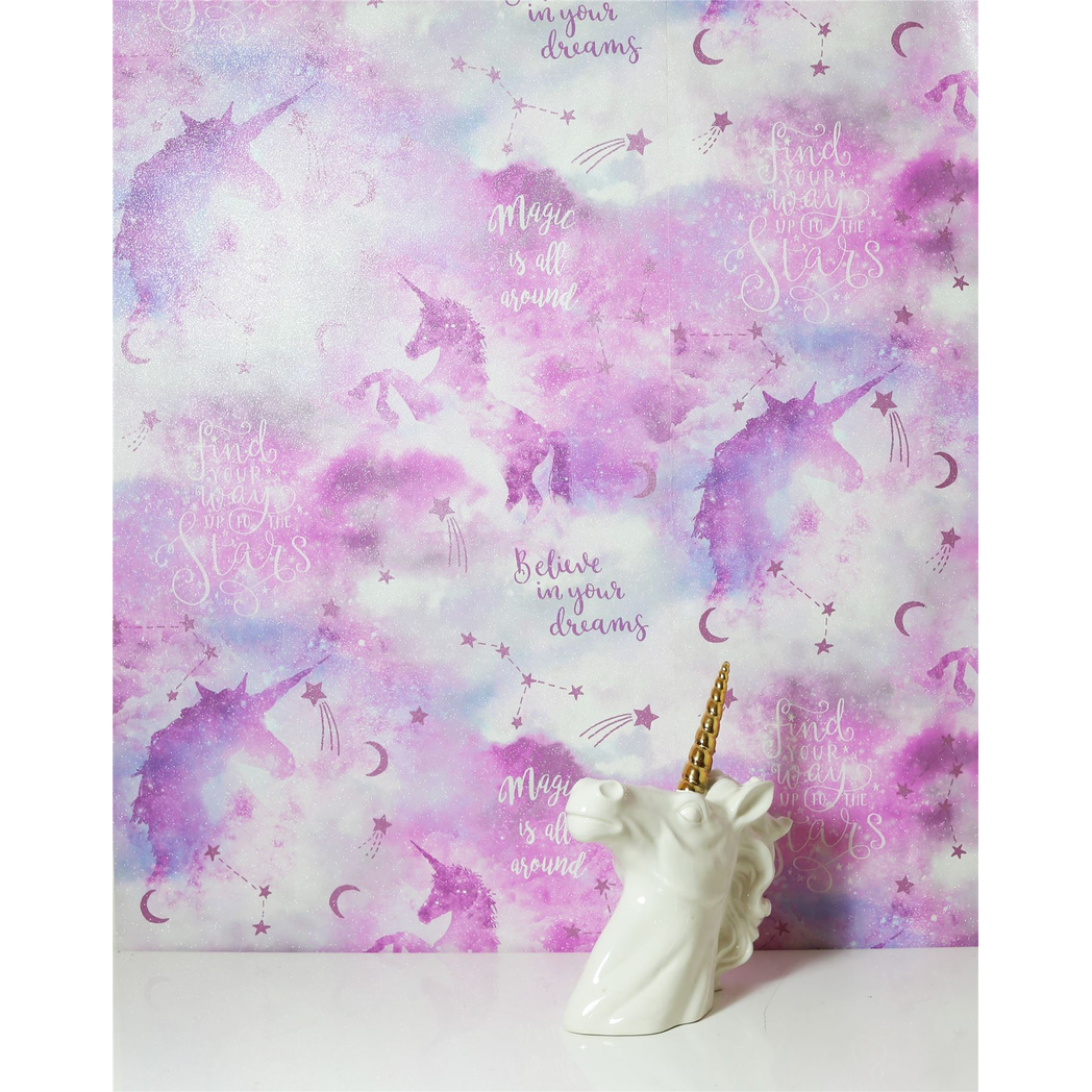 cortex-london-galaxy-unicorn-blush-multi-wallpaper-soft-glitter-vinyl