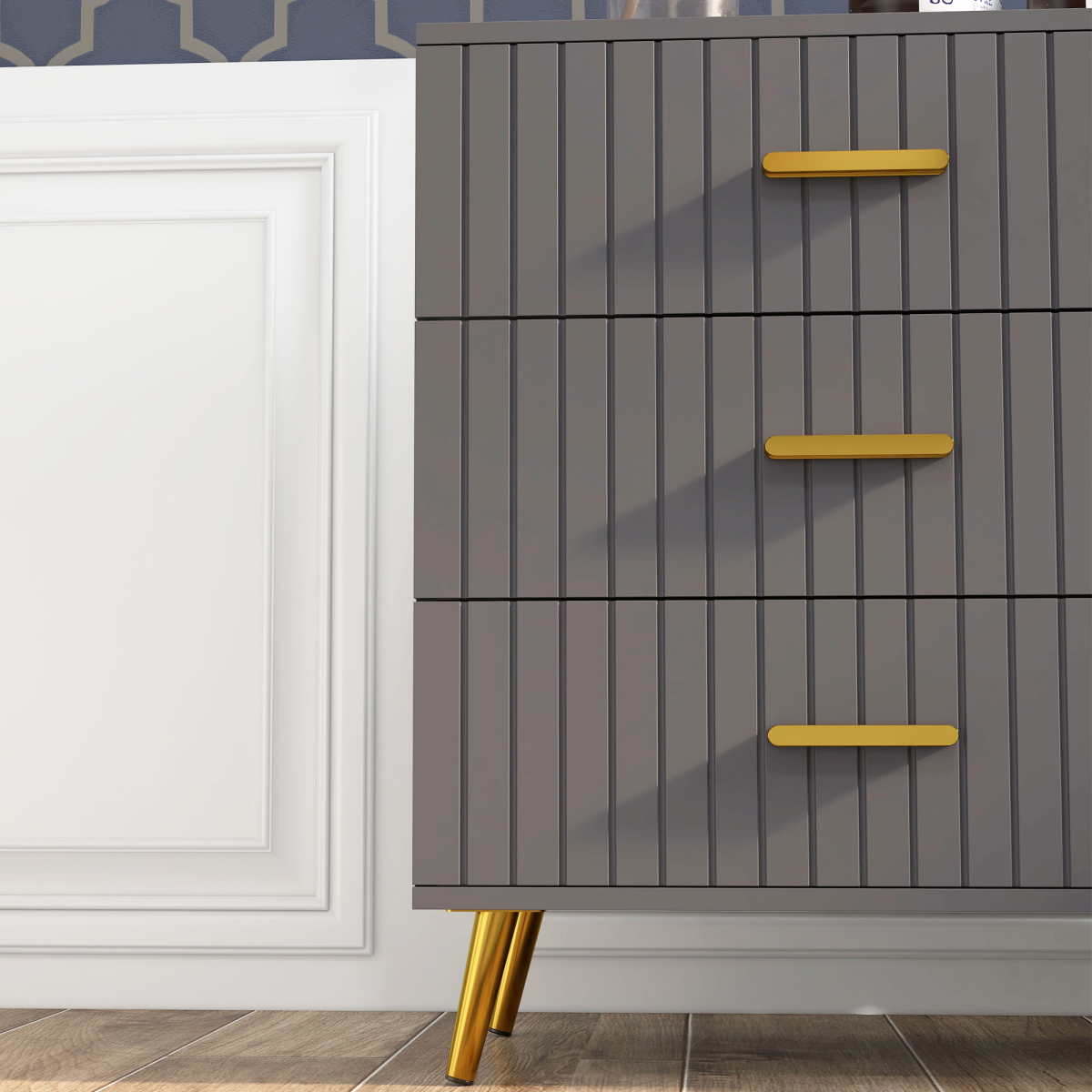 cortex-london-kensington-dark-grey-gold-tone-three-drawer-dresser-aluminium-legs