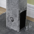 Cat Scratching Post 79cm Scratcher Climber Cat Tree Activity Centre - Grey