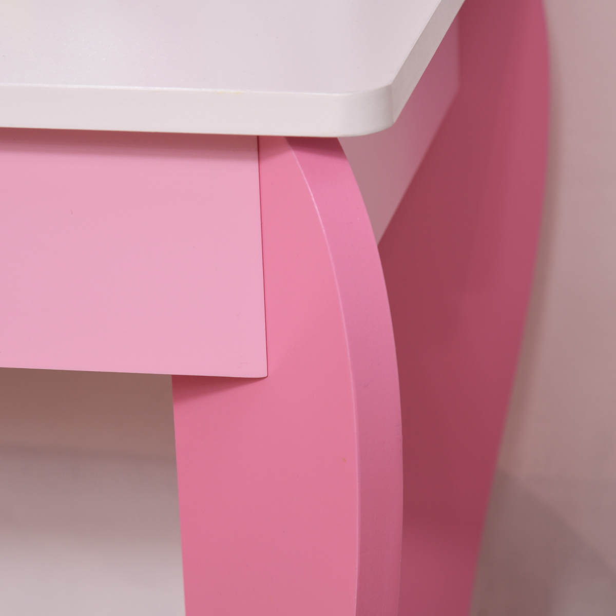 cortex-london-windsor-unicorn-kids-dressing-table-set-pink-white-mdf-acrylic-mirror-stool