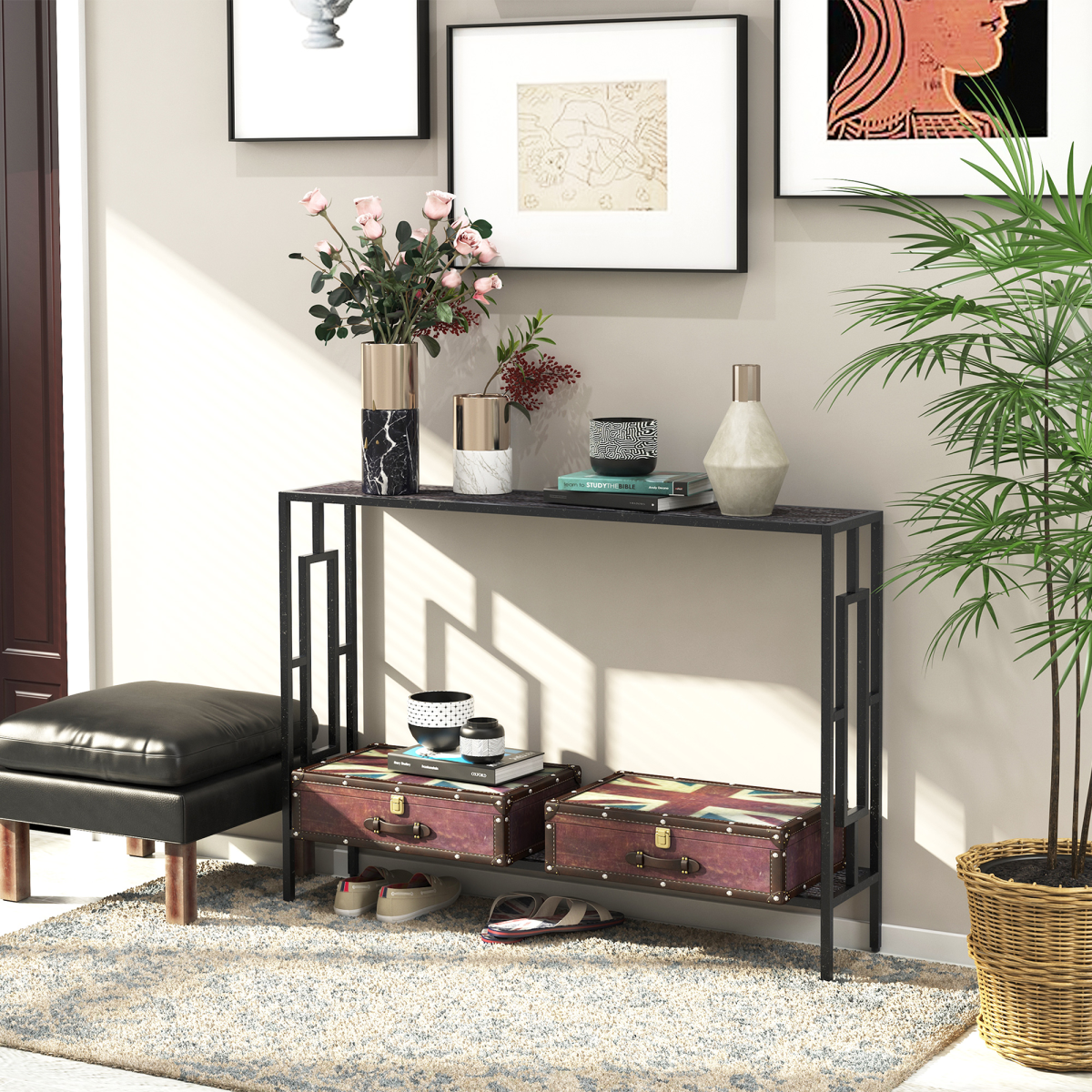 cortex-london-windsor-art-deco-console-table-two-shelves-mdf-steel-frame