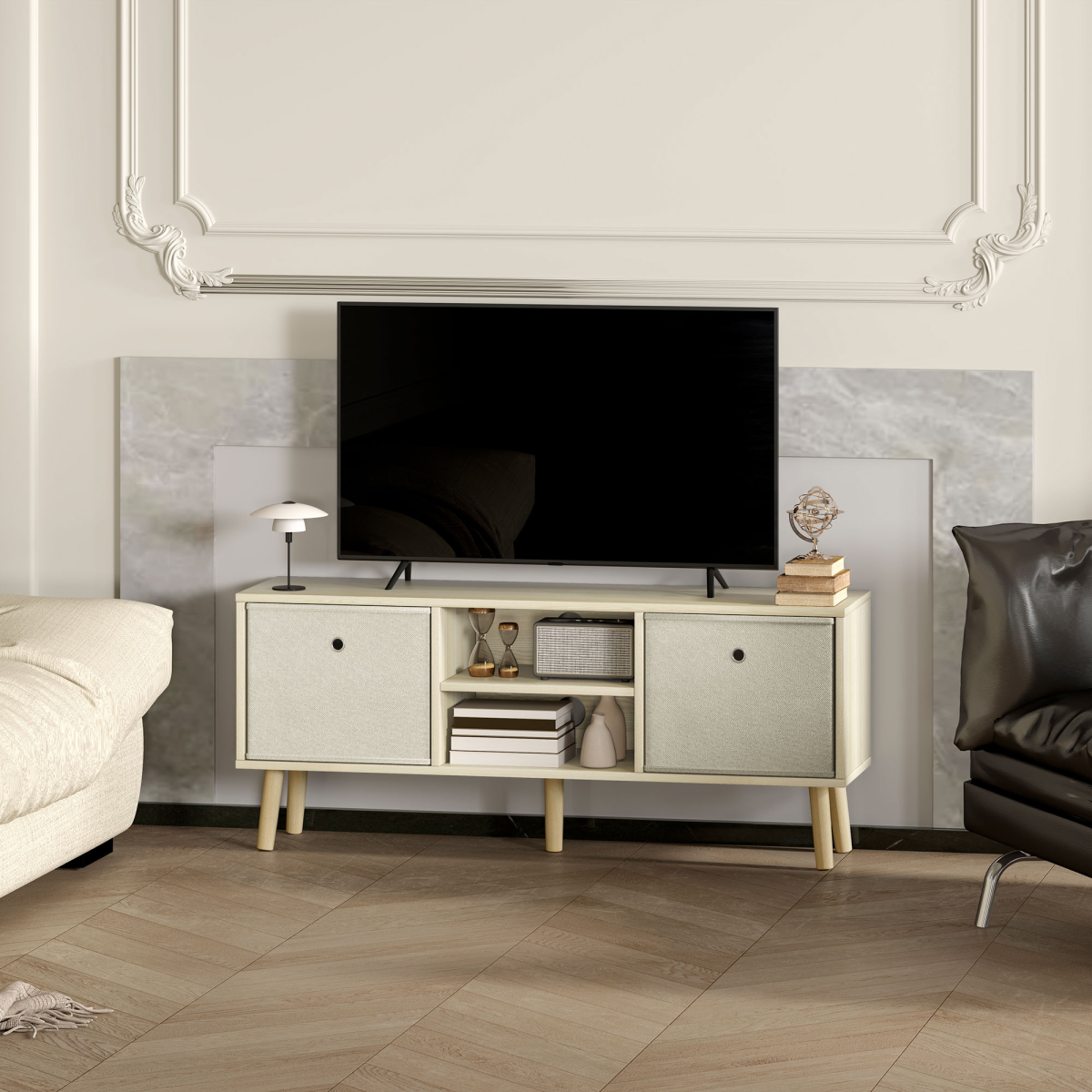 cortex-london-windsor-tv-cabinet-natural-wood-finish-drawers-shelves