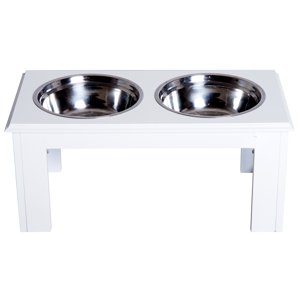 cortex-london-windsor-white-raised-pet-feeder-double-stainless-steel-bowls