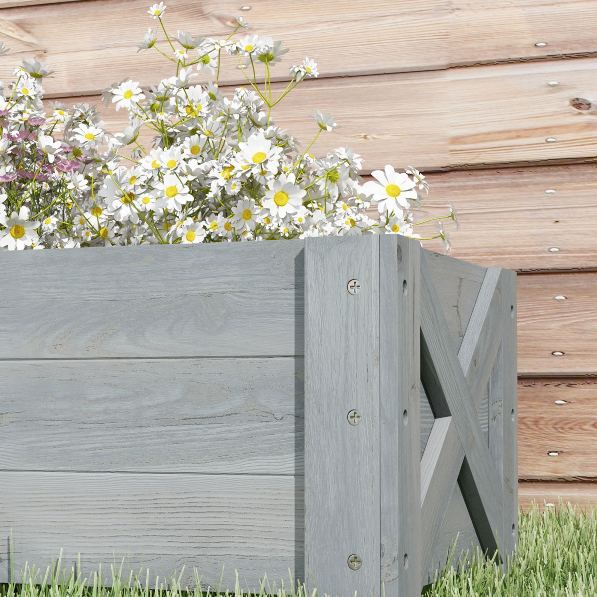 cortex-london-kensington-grey-wooden-raised-garden-planter-fir-wood-100cm