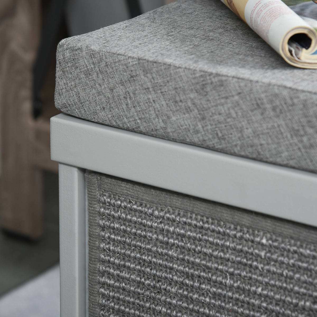 cortex-london-york-grey-cat-house-bed-kitten-cave-cube-with-soft-cushion-sisal-scratching-pads