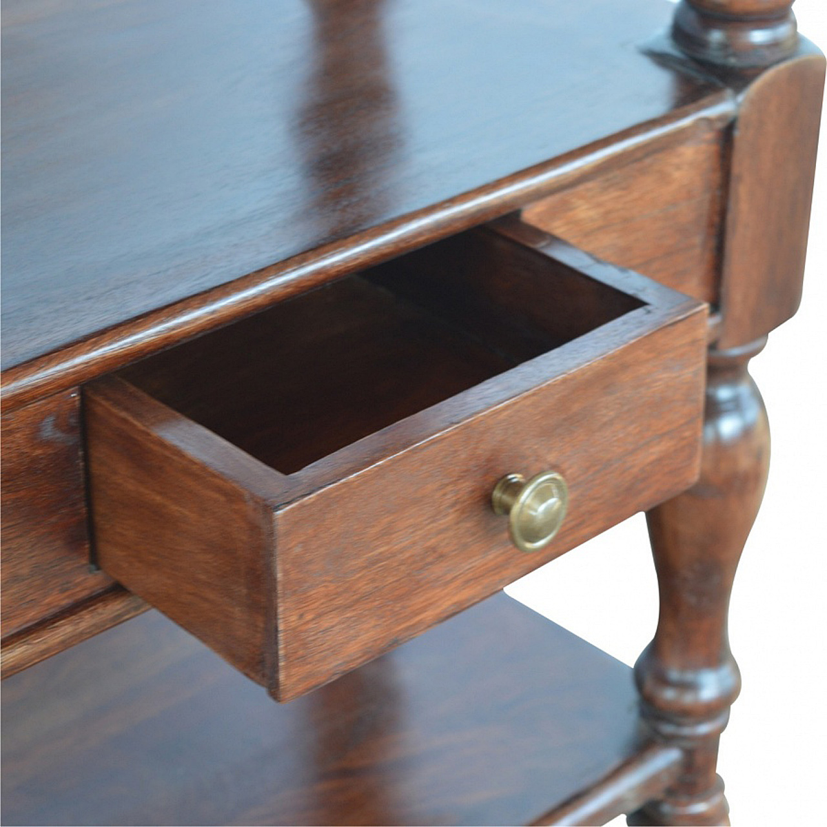 cortex-london-windsor-solid-wood-console-table-drawers-shelves-brown