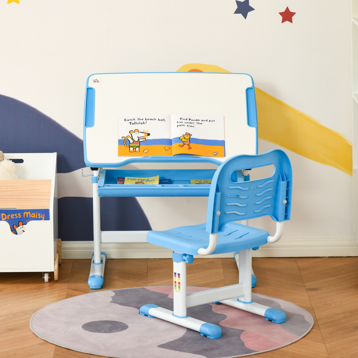 cortex-london-windsor-adjustable-kids-desk-and-chair-set-with-drawer-pen-slots-and-hook