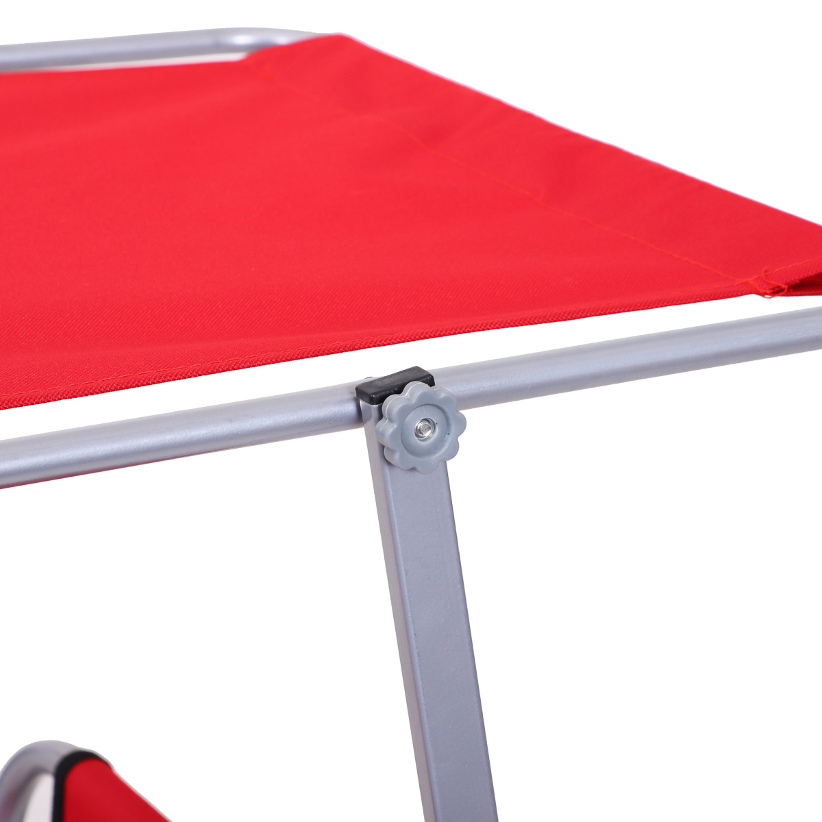 cortex-london-windsor-red-folding-sun-lounger-recliner-sunshade