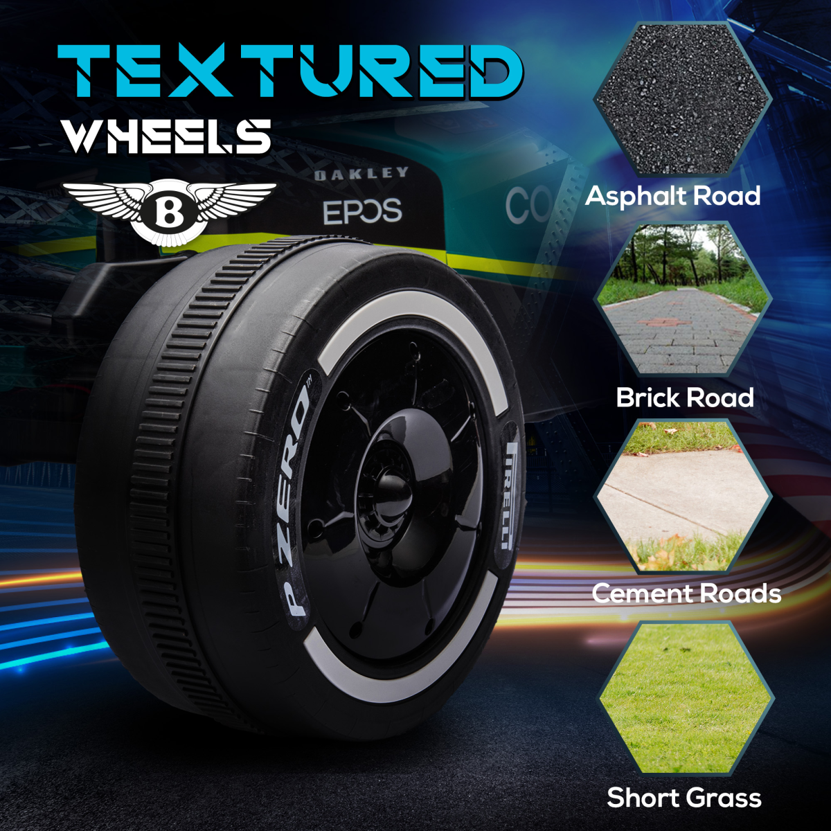 cortex-london-windsor-green-12v-electric-go-kart-remote-bluetooth
