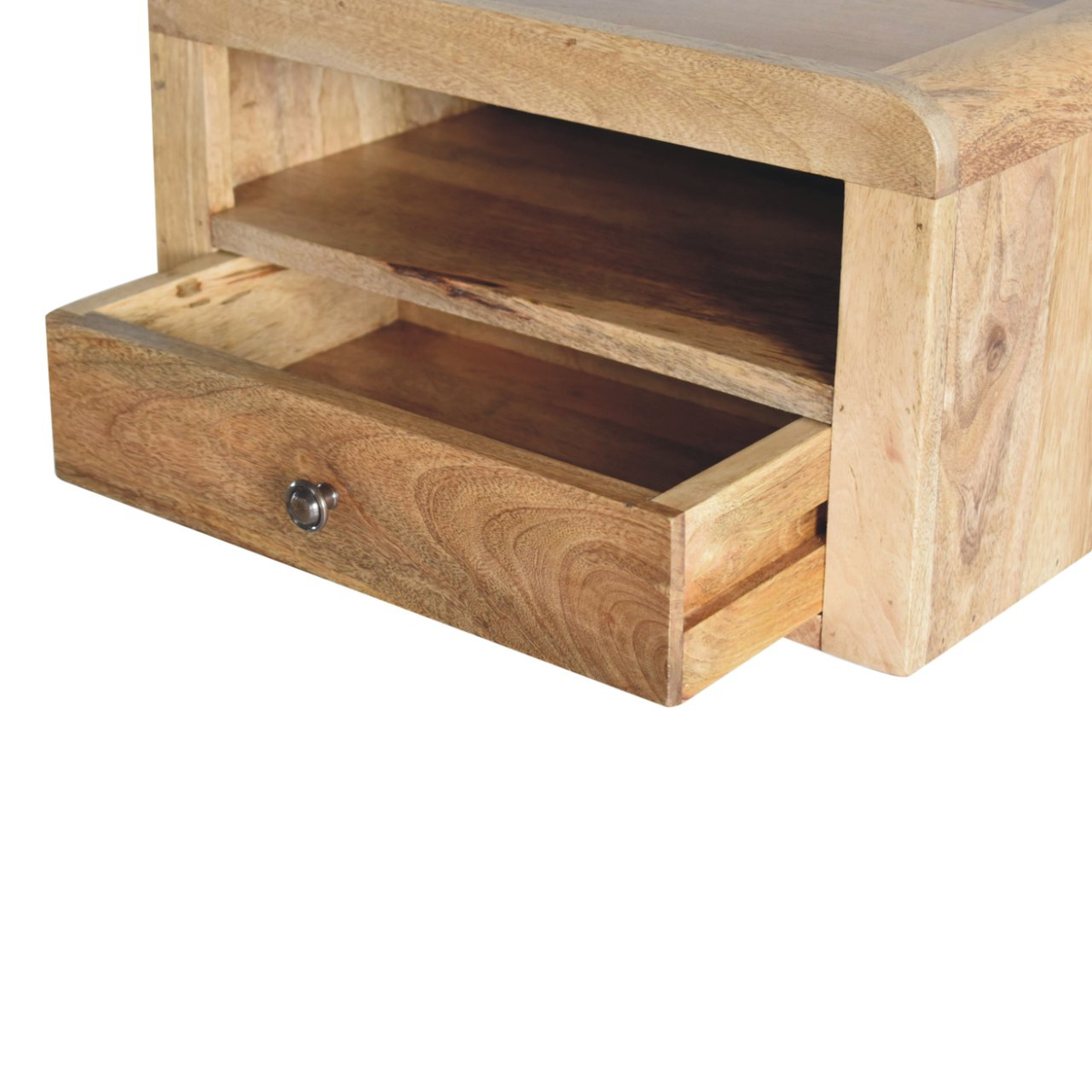 cortex-london-york-floating-bedside-solid-mango-wood-oakish-one-drawer-one-shelf