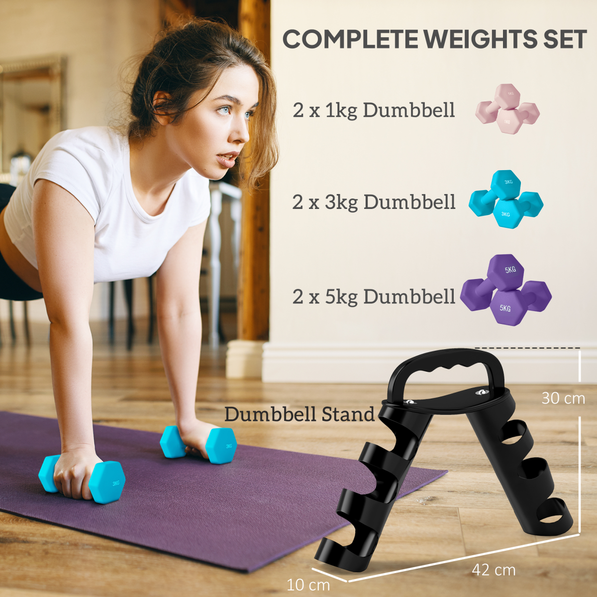 cortex-london-york-transform-dumbbell-set-with-rack-pink-light-blue-purple