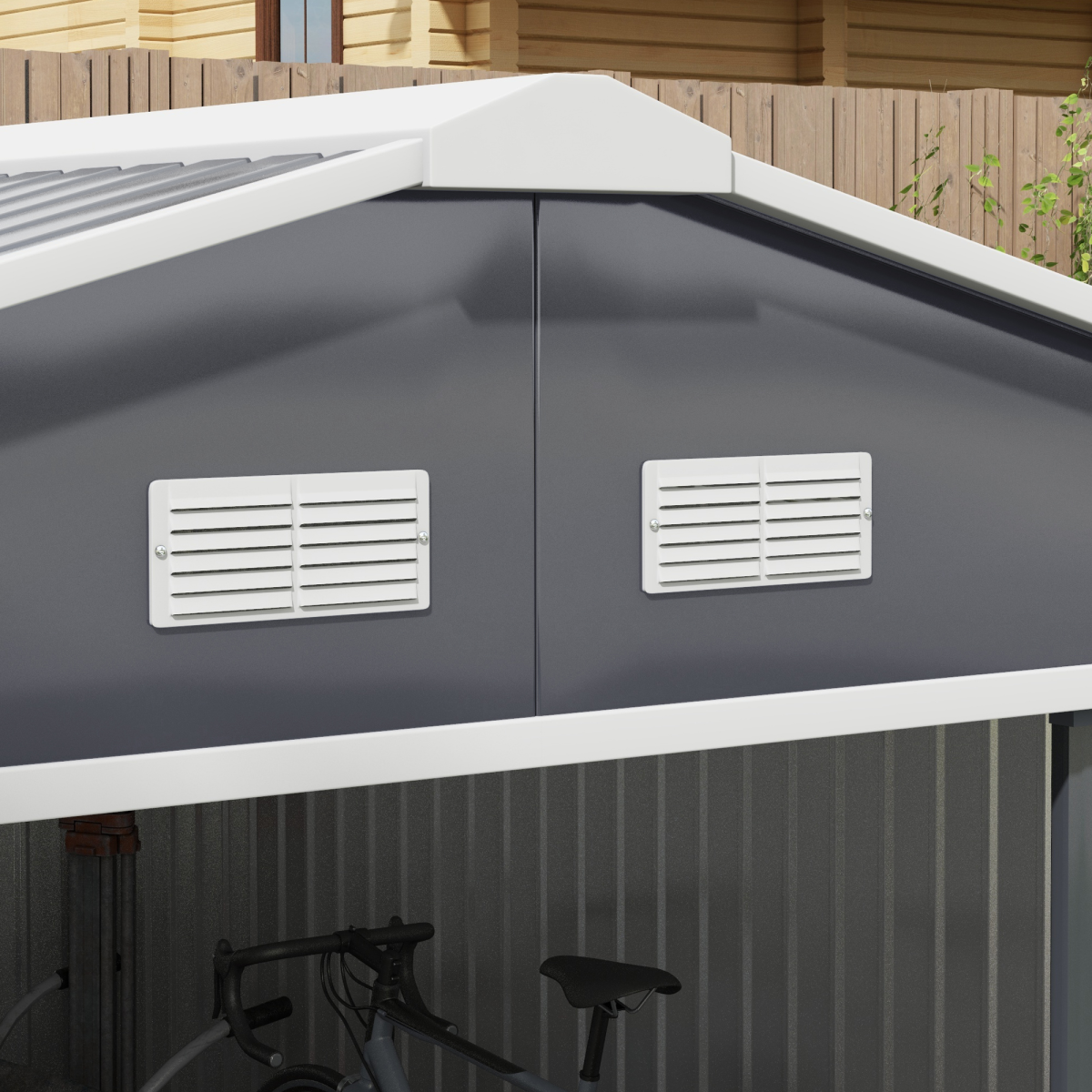 cortex-london-windsor-13-x-11ft-grey-galvanised-steel-garden-shed-foundation-ventilation