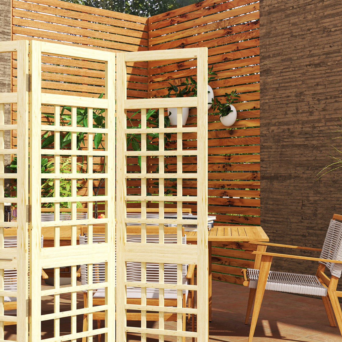 cortex-london-windsor-fir-wood-garden-privacy-screen-natural-wood-finish