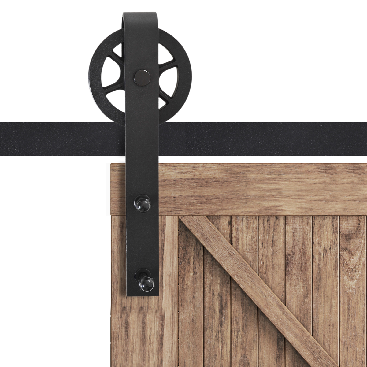 Sliding Barn Door Hardware Kit,6.6 Ft