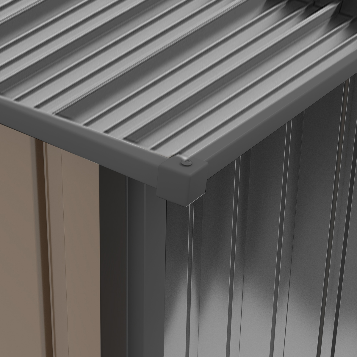 cortex-london-windsor-steel-garden-storage-shed-brown-dark-grey