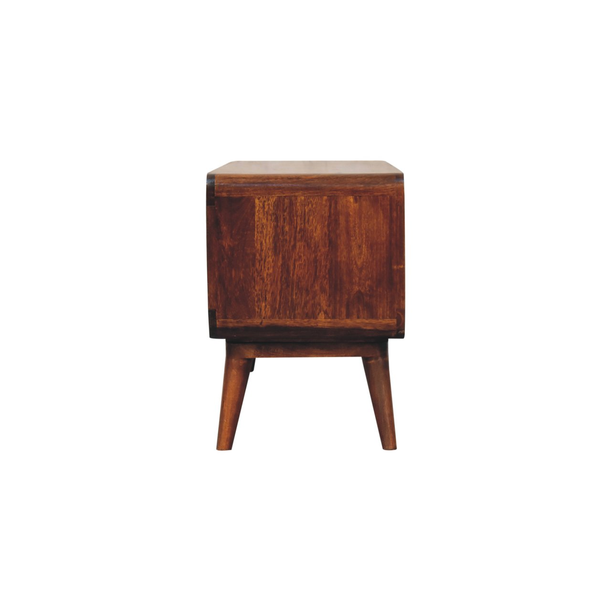 cortex-london-windsor-chestnut-mango-wood-media-unit-two-open-slots-curved-edges-nordic-style-legs
