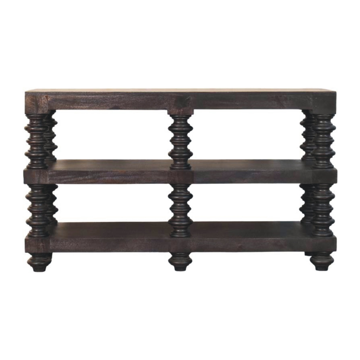 cortex-london-york-solid-mango-wood-spindle-shelf-console-carbon-ash-dark-brown