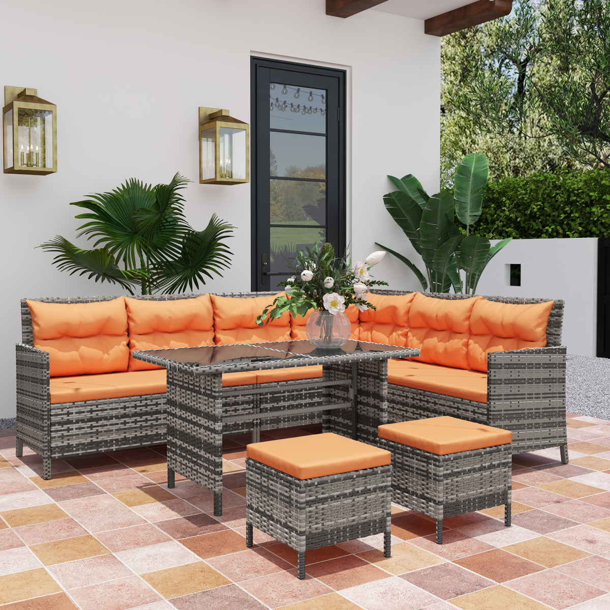 cortex-london-windsor-six-piece-orange-pe-rattan-patio-sofa-set