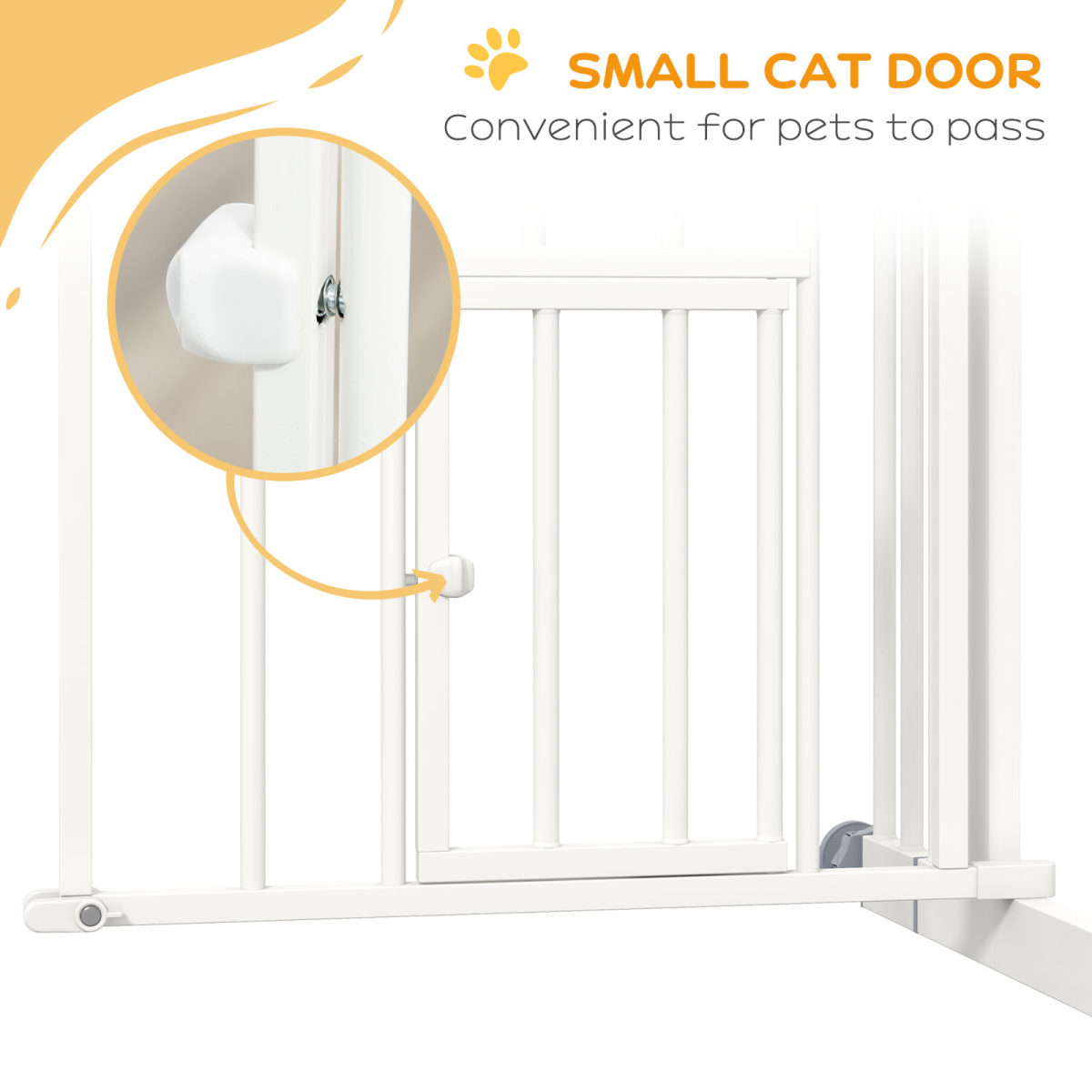 cortex-london-windsor-pressure-fit-dog-gate-cat-door-74-80cm-white