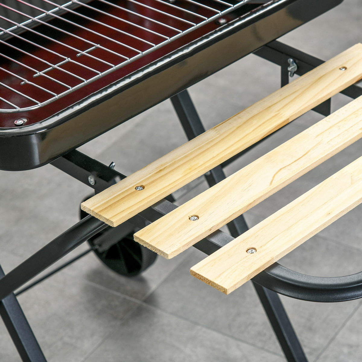 cortex-london-windsor-foldable-charcoal-barbecue-grill-wheels-black-enamel