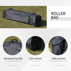 3.6 x 3m Foldable Pop-up Party Steel Frame Oxford w/ Roller Bag