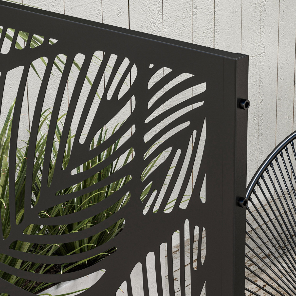 cortex-london-kensington-leaf-steel-outdoor-privacy-screen-panel