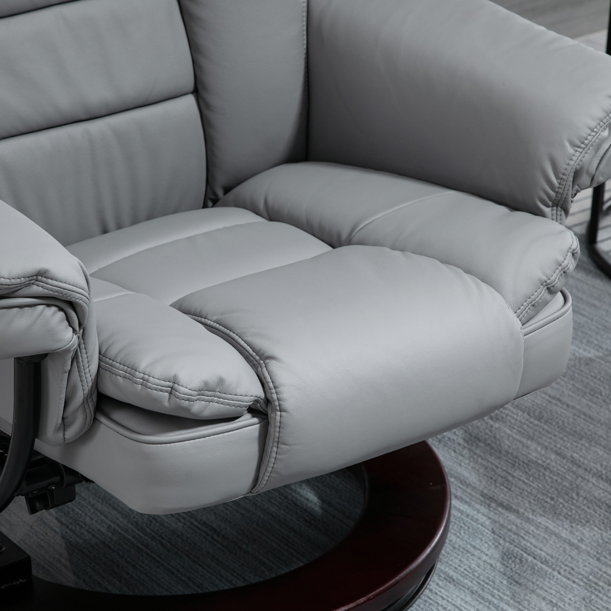 cortex-london-york-grey-swivel-manual-recliner-footrest-set-wood-base
