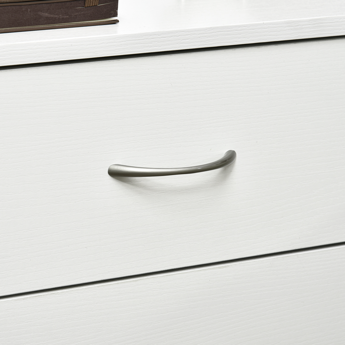 HOMCOM Modern 3 Drawers Side Cabinet Wooden Bedside Table White