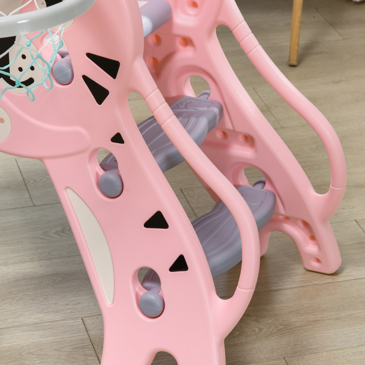 cortex-london-windsor-kids-slide-basketball-hoop-pink-grey